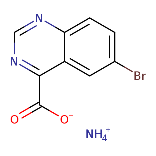 Brc1ccc2c(c1)c(ncn2)C(=O)[O-].[NH4+]