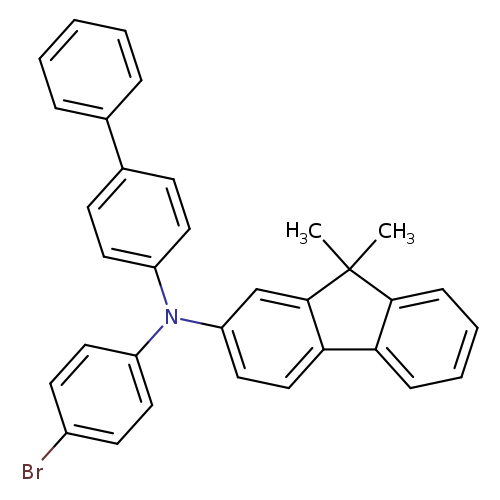 Brc1ccc(cc1)N(c1ccc2c(c1)C(C)(C)c1c2cccc1)c1ccc(cc1)c1ccccc1