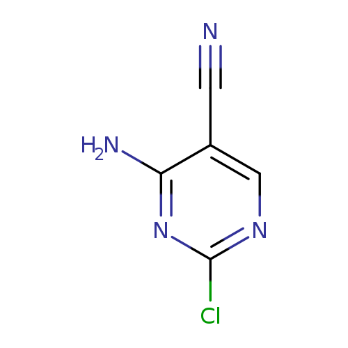 N#Cc1cnc(nc1N)Cl