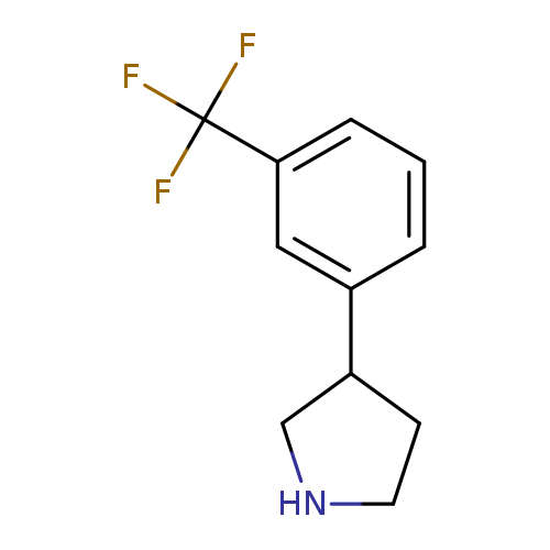 FC(c1cccc(c1)C1CNCC1)(F)F