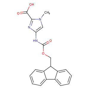O=C(Nc1cn(c(n1)C(=O)O)C)OCC1c2ccccc2c2c1cccc2