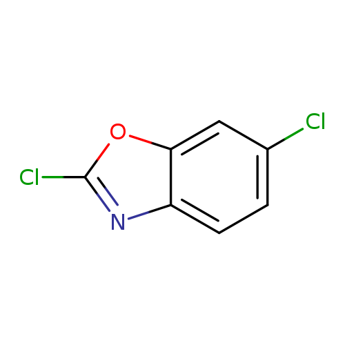 Clc1ccc2c(c1)oc(n2)Cl