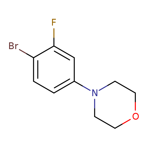 Brc1ccc(cc1F)N1CCOCC1
