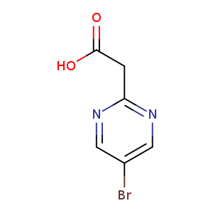 OC(=O)Cc1ncc(cn1)Br