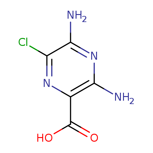 OC(=O)c1nc(Cl)c(nc1N)N