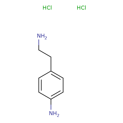 NCCc1ccc(cc1)N.Cl.Cl