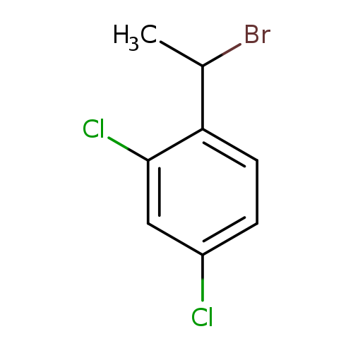 Clc1ccc(c(c1)Cl)C(Br)C