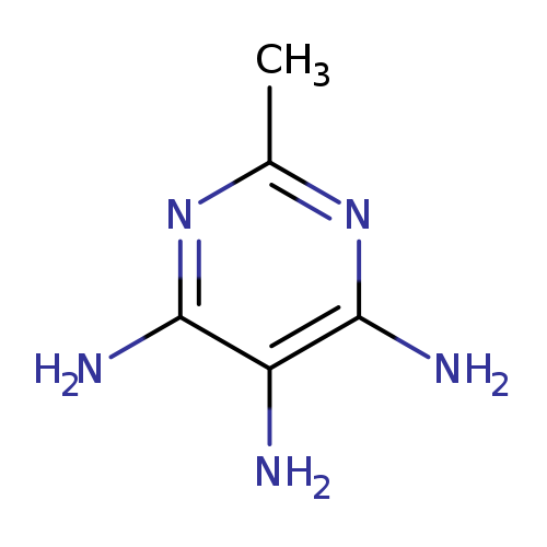 Cc1nc(N)c(c(n1)N)N