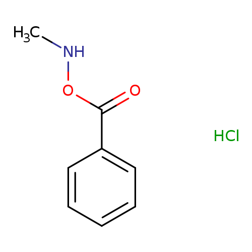 CNOC(=O)c1ccccc1.Cl