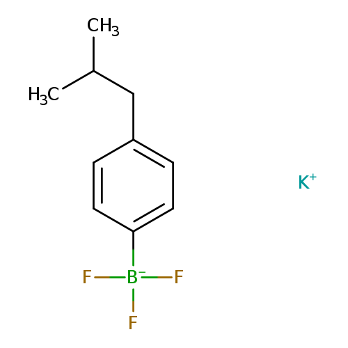 F[B-](c1ccc(cc1)CC(C)C)(F)F.[K+]