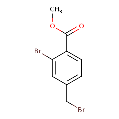 COC(=O)c1ccc(cc1Br)CBr