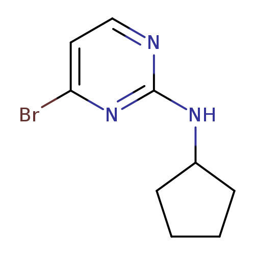 Brc1ccnc(n1)NC1CCCC1