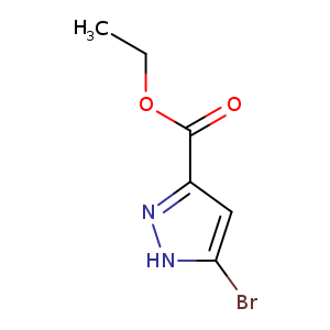CCOC(=O)c1cc([nH]n1)Br