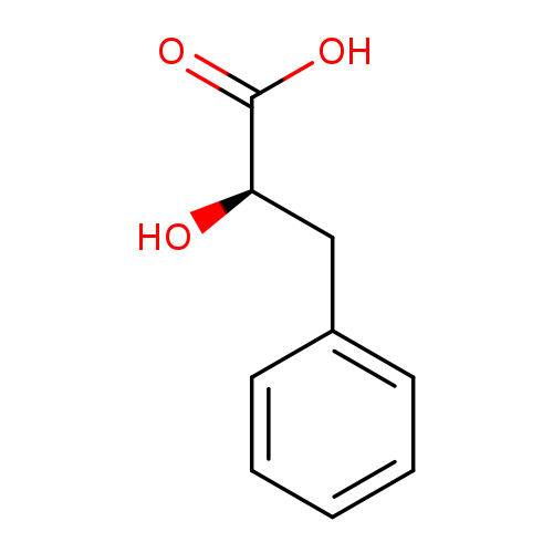 O[C@@H](C(=O)O)Cc1ccccc1