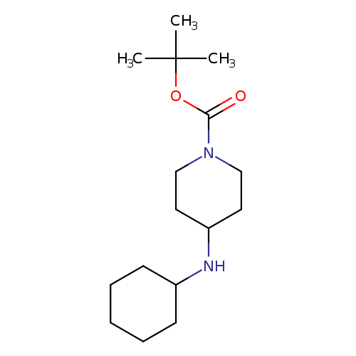 O=C(N1CCC(CC1)NC1CCCCC1)OC(C)(C)C