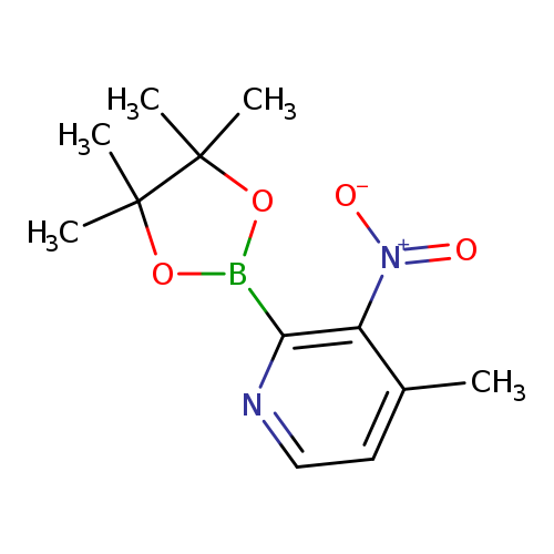 [O-][N+](=O)c1c(C)ccnc1B1OC(C(O1)(C)C)(C)C