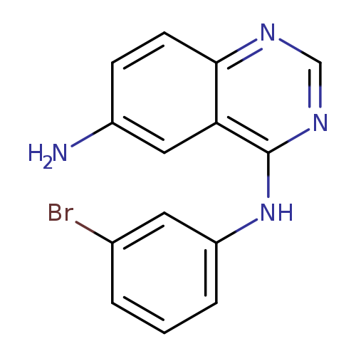 Brc1cccc(c1)Nc1ncnc2c1cc(N)cc2
