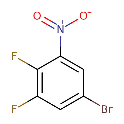 Brc1cc(F)c(c(c1)[N+](=O)[O-])F