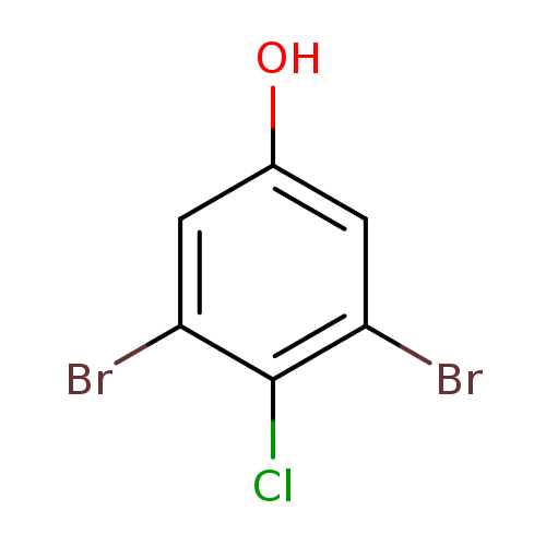 Oc1cc(Br)c(c(c1)Br)Cl