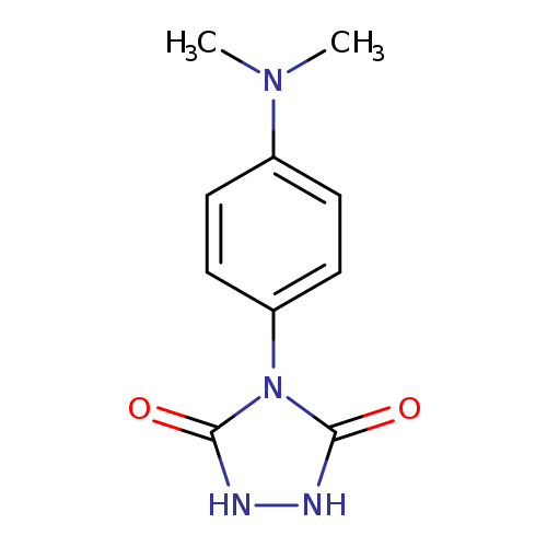 CN(c1ccc(cc1)n1c(=O)[nH][nH]c1=O)C