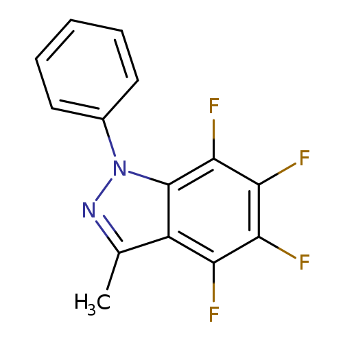 Fc1c(F)c(F)c2c(c1F)n(nc2C)c1ccccc1