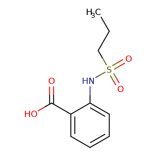 CCCS(=O)(=O)Nc1ccccc1C(=O)O