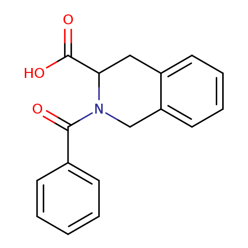 OC(=O)C1Cc2ccccc2CN1C(=O)c1ccccc1