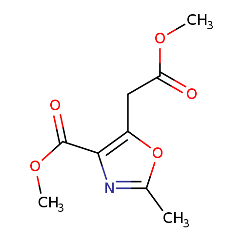 COC(=O)Cc1oc(nc1C(=O)OC)C