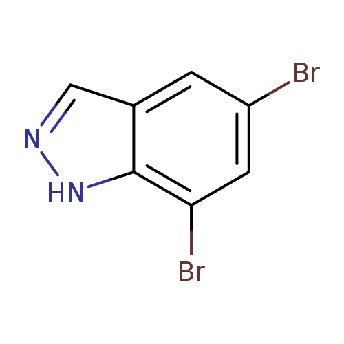 Brc1cc(Br)c2c(c1)cn[nH]2