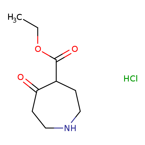 CCOC(=O)C1CCNCCC1=O.Cl