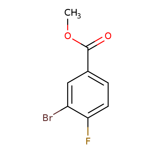 COC(=O)c1ccc(c(c1)Br)F