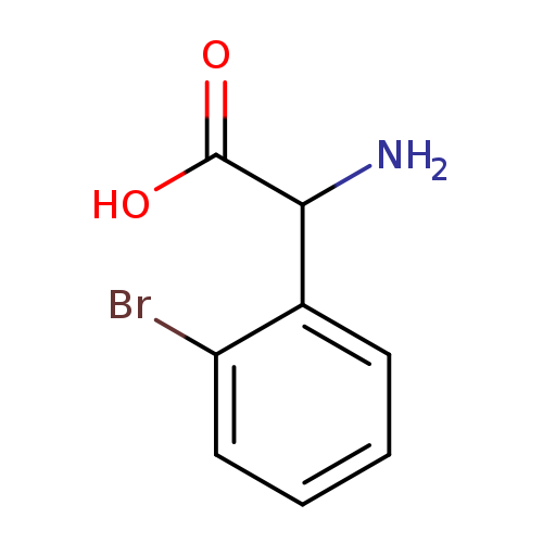 OC(=O)C(c1ccccc1Br)N