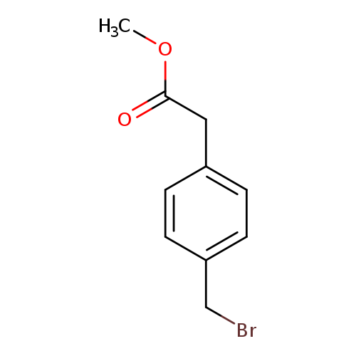 BrCc1ccc(cc1)CC(=O)OC