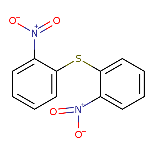 [O-][N+](=O)c1ccccc1Sc1ccccc1[N+](=O)[O-]