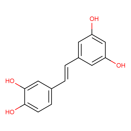 Oc1cc(/C=C/c2ccc(c(c2)O)O)cc(c1)O