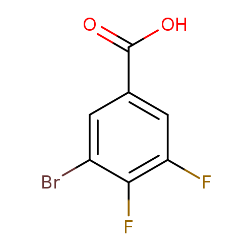 OC(=O)c1cc(F)c(c(c1)Br)F