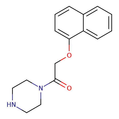 O=C(N1CCNCC1)COc1cccc2c1cccc2