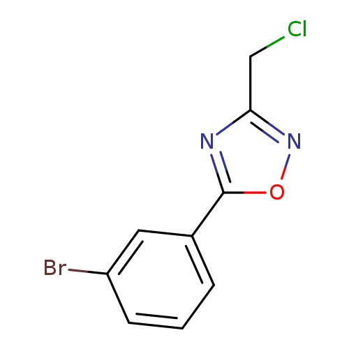 ClCc1noc(n1)c1cccc(c1)Br