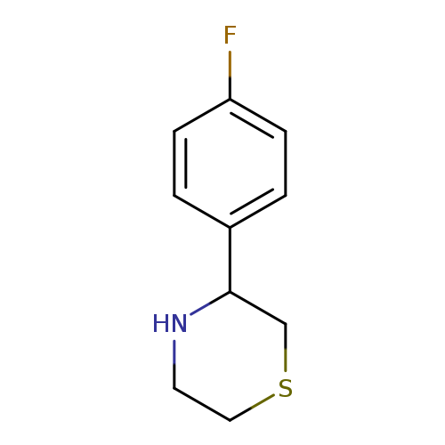 Fc1ccc(cc1)C1NCCSC1