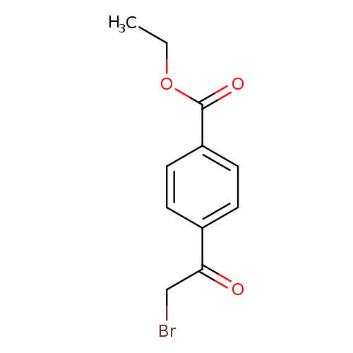 CCOC(=O)c1ccc(cc1)C(=O)CBr