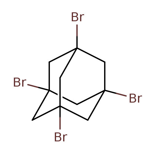 BrC12CC3(Br)CC(C2)(CC(C1)(C3)Br)Br