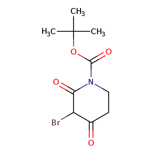 O=C1CCN(C(=O)C1Br)C(=O)OC(C)(C)C