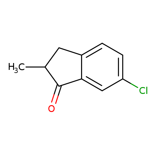 Clc1ccc2c(c1)C(=O)C(C2)C