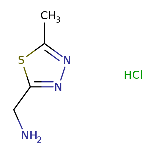 Cc1nnc(s1)CN.Cl