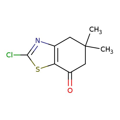 O=C1CC(C)(C)Cc2c1sc(n2)Cl