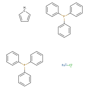 [CH-]1C=CC=C1.c1ccc(cc1)P(c1ccccc1)c1ccccc1.c1ccc(cc1)P(c1ccccc1)c1ccccc1.[Cl-][Ru+2]