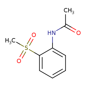 CC(=O)Nc1ccccc1S(=O)(=O)C
