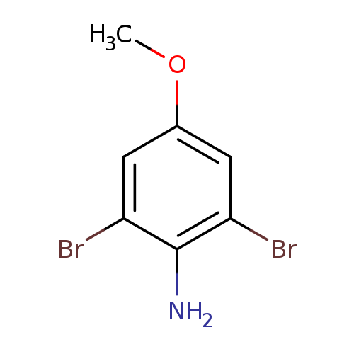COc1cc(Br)c(c(c1)Br)N