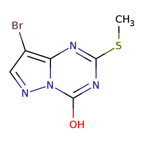 CSc1nc(O)n2c(n1)c(Br)cn2