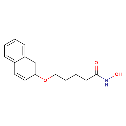 ONC(=O)CCCCOc1ccc2c(c1)cccc2